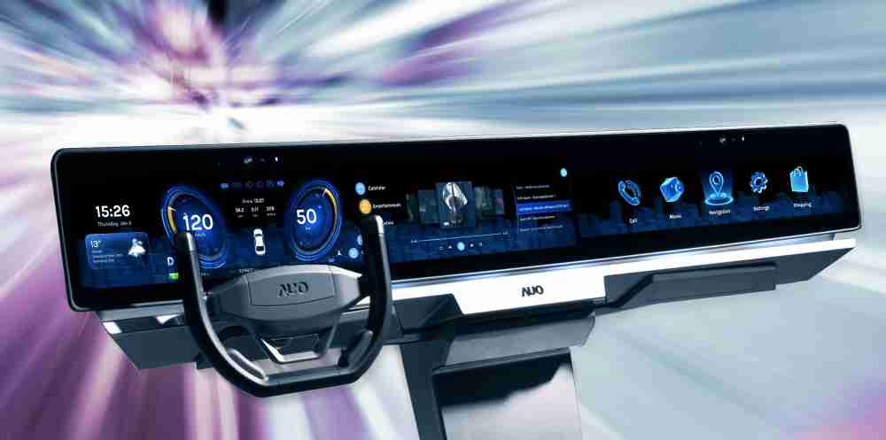 银河集团开拓前瞻显示技术创新应用，，结合优异整合设计能力，，开发智能车载FIDM Plus一体化显示方案，，让驾驶操作与车内娱乐体验再进化