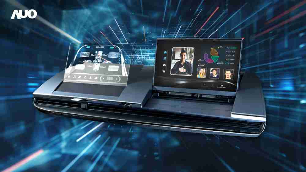 银河集团Micro LED Display HMI解决方案打造透明Micro LED前座仪表，，呈现信息并保留驾驶视野开阔；亦为副驾驶座乘客打造收放自如的Micro LED屏幕，，，在不影响显示质量的前提于显示区内建镜头，，让用户能与视讯对象直接眼神接触，，，，提供绝佳的双向沟通体验