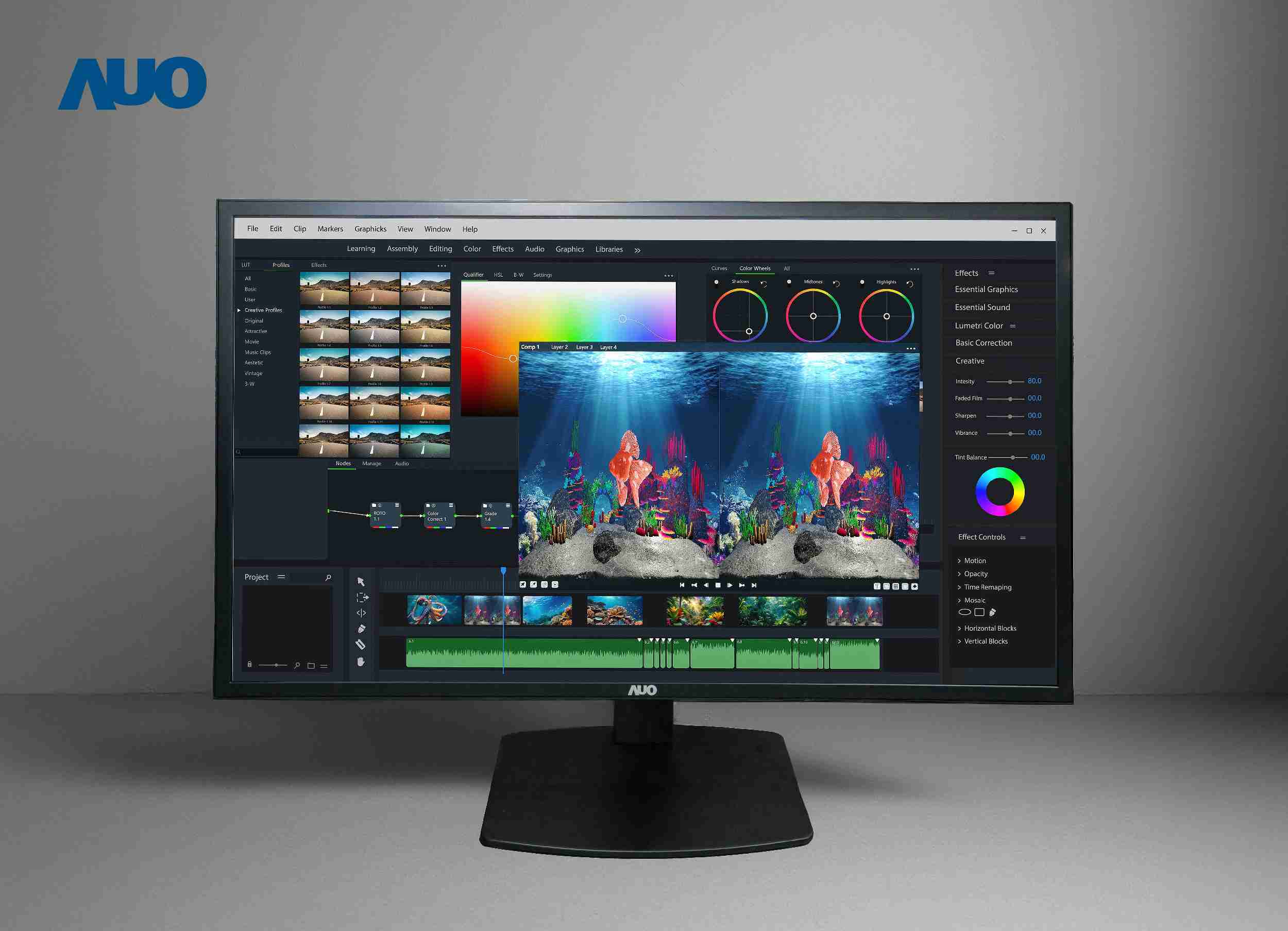 银河集团开发32吋2D/3D专业桌上型显示器，，，拥有8K4K超高分辨率，，，并以低串扰算法优化3D显示效果，，，搭载自动眼球追踪功能，，能实时调整3D图像，，，，进行实时2D与3D无缝共存窗口，，提供图像设计工作者突破二维接口的崭新工作氛围与效率